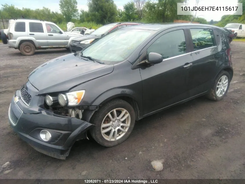 2014 Chevrolet Sonic VIN: 1G1JD6EH7E4115617 Lot: 12052071