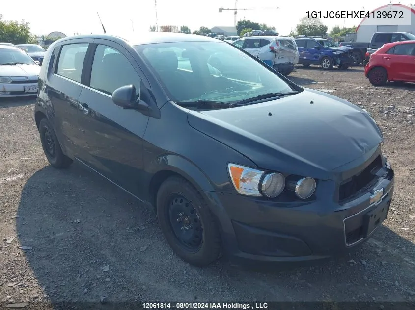 1G1JC6EHXE4139672 2014 Chevrolet Sonic