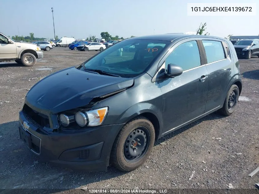 1G1JC6EHXE4139672 2014 Chevrolet Sonic