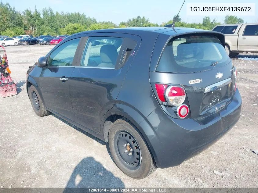 1G1JC6EHXE4139672 2014 Chevrolet Sonic