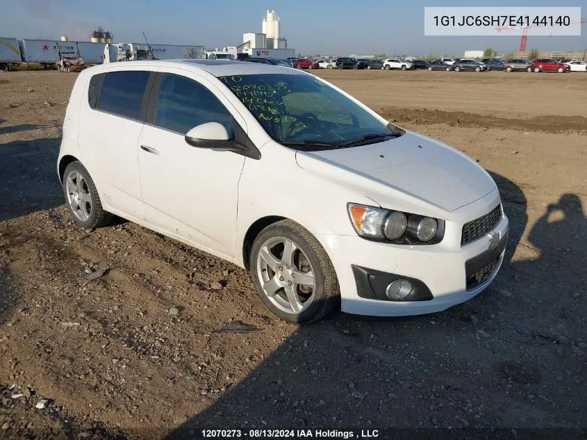 2014 Chevrolet Sonic VIN: 1G1JC6SH7E4144140 Lot: 12070273