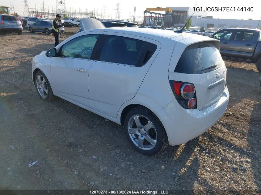 2014 Chevrolet Sonic VIN: 1G1JC6SH7E4144140 Lot: 12070273