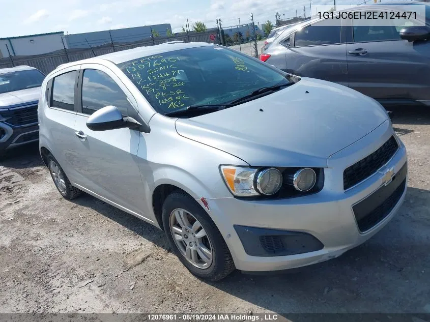 1G1JC6EH2E4124471 2014 Chevrolet Sonic Lt