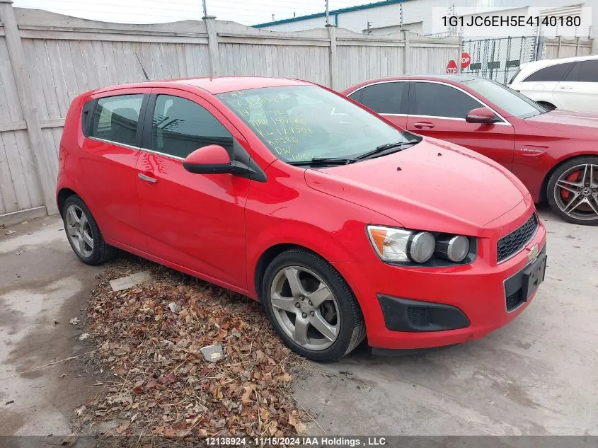 1G1JC6EH5E4140180 2014 Chevrolet Sonic Lt