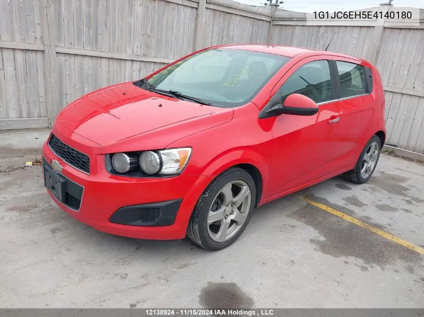 1G1JC6EH5E4140180 2014 Chevrolet Sonic Lt