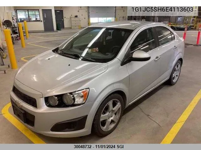 2014 Chevrolet Sonic Lt VIN: 1G1JC5SH6E4113603 Lot: 30048732