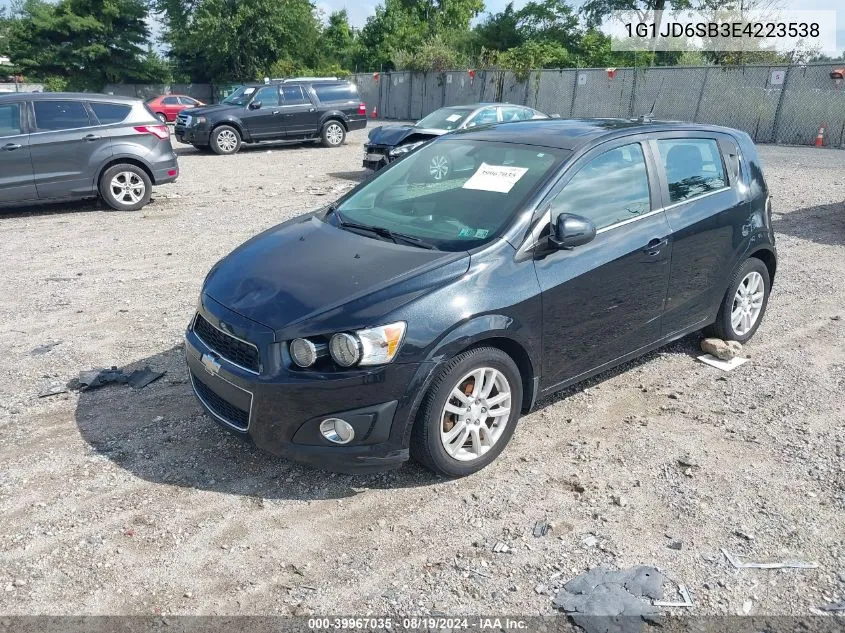 1G1JD6SB3E4223538 2014 Chevrolet Sonic Lt Manual