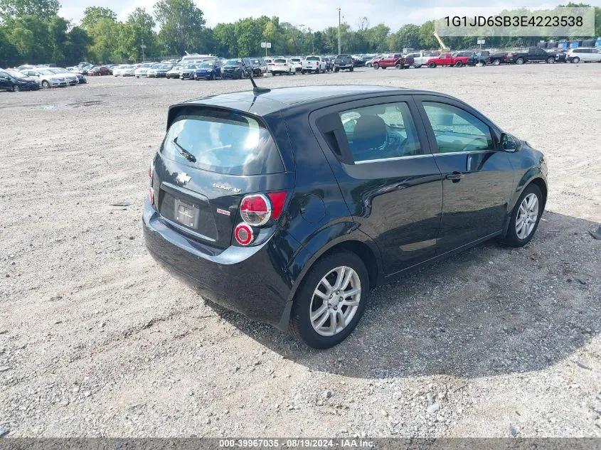 1G1JD6SB3E4223538 2014 Chevrolet Sonic Lt Manual