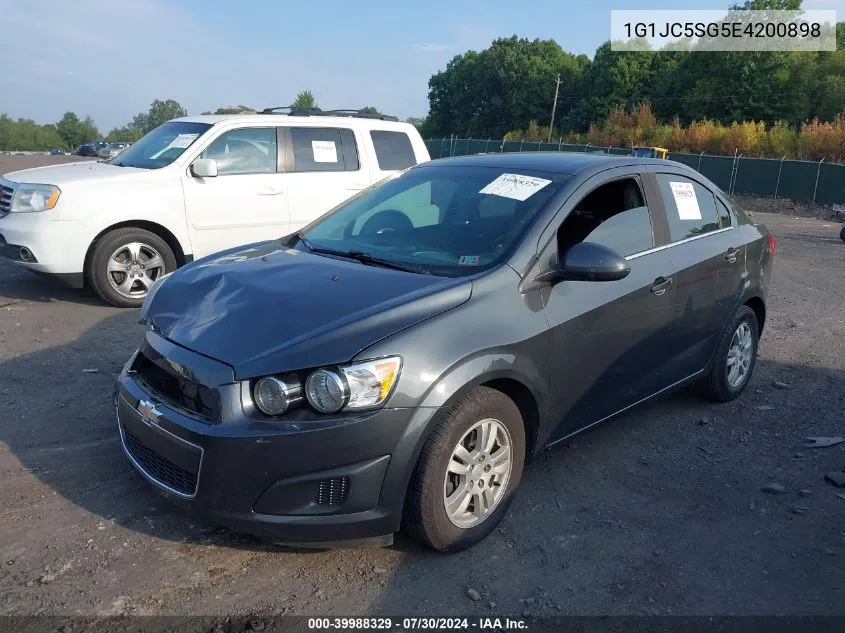 1G1JC5SG5E4200898 2014 Chevrolet Sonic Lt Auto