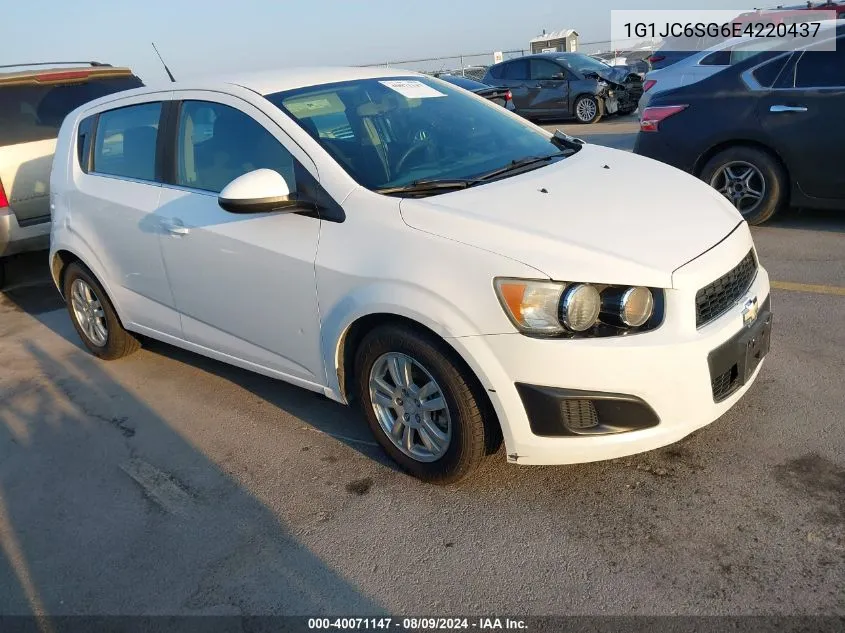 1G1JC6SG6E4220437 2014 Chevrolet Sonic Lt Auto