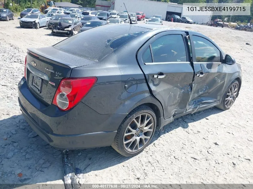 2014 Chevrolet Sonic Ltz Auto VIN: 1G1JE5SBXE4199715 Lot: 40177638