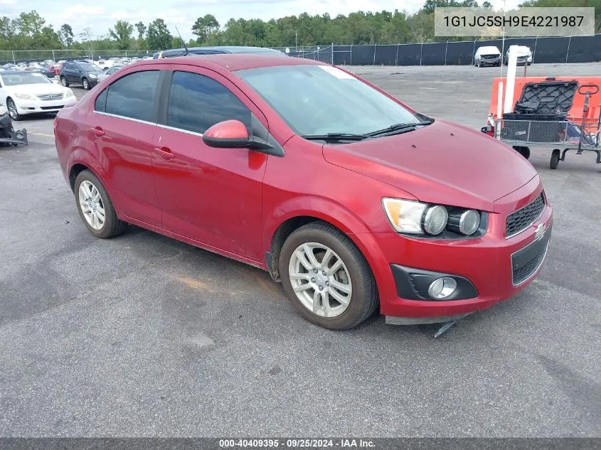 2014 Chevrolet Sonic Lt Auto VIN: 1G1JC5SH9E4221987 Lot: 40409395