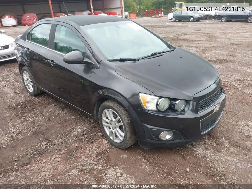 1G1JC5SH4E4221816 2014 Chevrolet Sonic Lt Auto