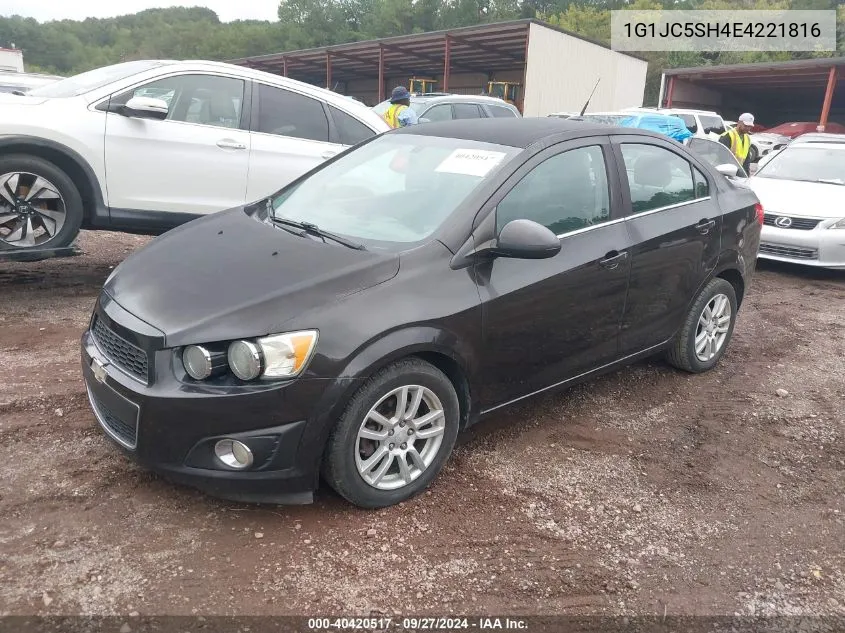 1G1JC5SH4E4221816 2014 Chevrolet Sonic Lt Auto