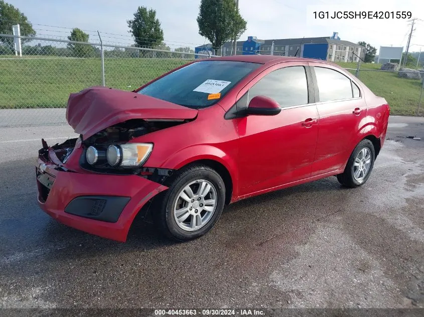 2014 Chevrolet Sonic Lt VIN: 1G1JC5SH9E4201559 Lot: 40453663