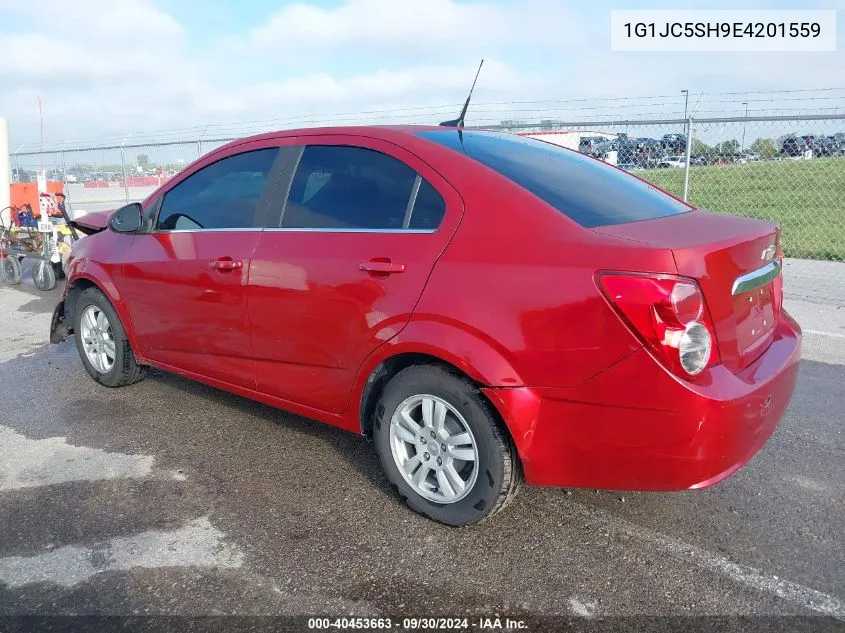 2014 Chevrolet Sonic Lt VIN: 1G1JC5SH9E4201559 Lot: 40453663