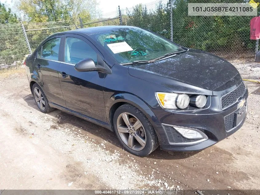 1G1JG5SB7E4211085 2014 Chevrolet Sonic Rs Auto