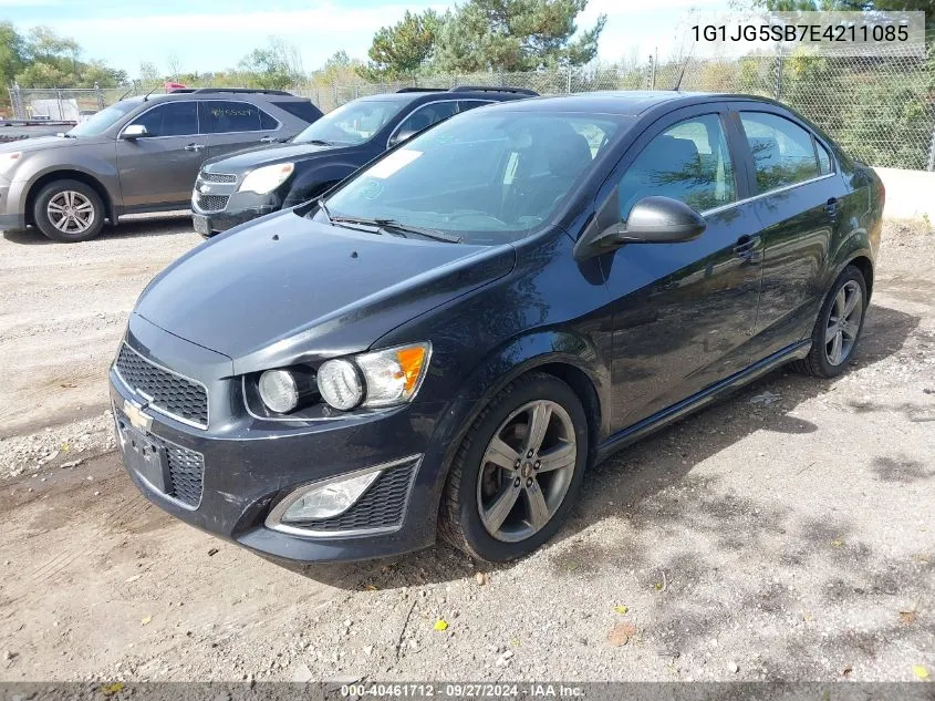 1G1JG5SB7E4211085 2014 Chevrolet Sonic Rs Auto