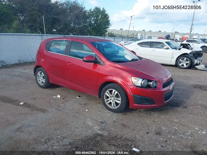 2014 Chevrolet Sonic Lt Auto VIN: 1G1JC6SH5E4228506 Lot: 40462062