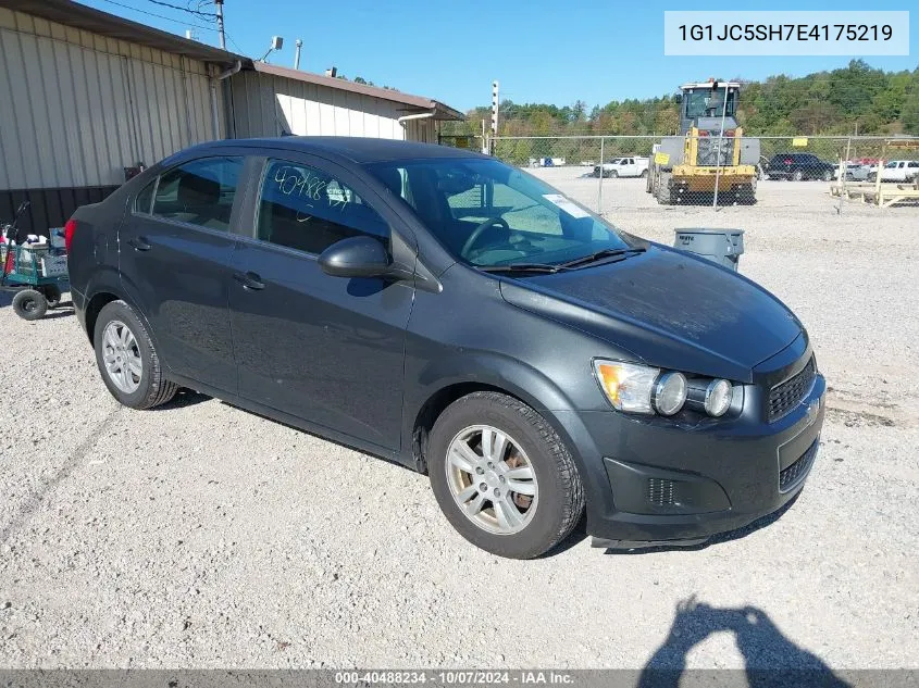 1G1JC5SH7E4175219 2014 Chevrolet Sonic Lt Auto