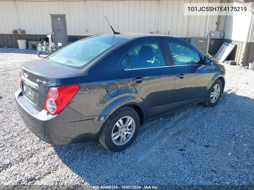 1G1JC5SH7E4175219 2014 Chevrolet Sonic Lt Auto