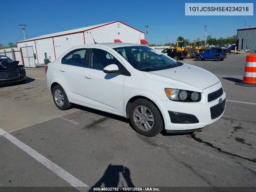 2014 Chevrolet Sonic Lt Auto VIN: 1G1JC5SH5E4234218 Lot: 40532792