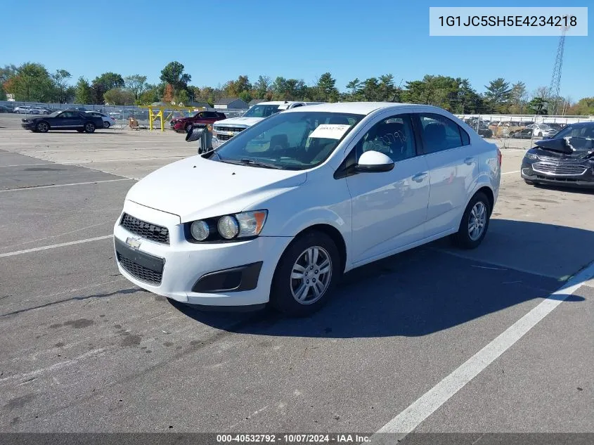 2014 Chevrolet Sonic Lt Auto VIN: 1G1JC5SH5E4234218 Lot: 40532792