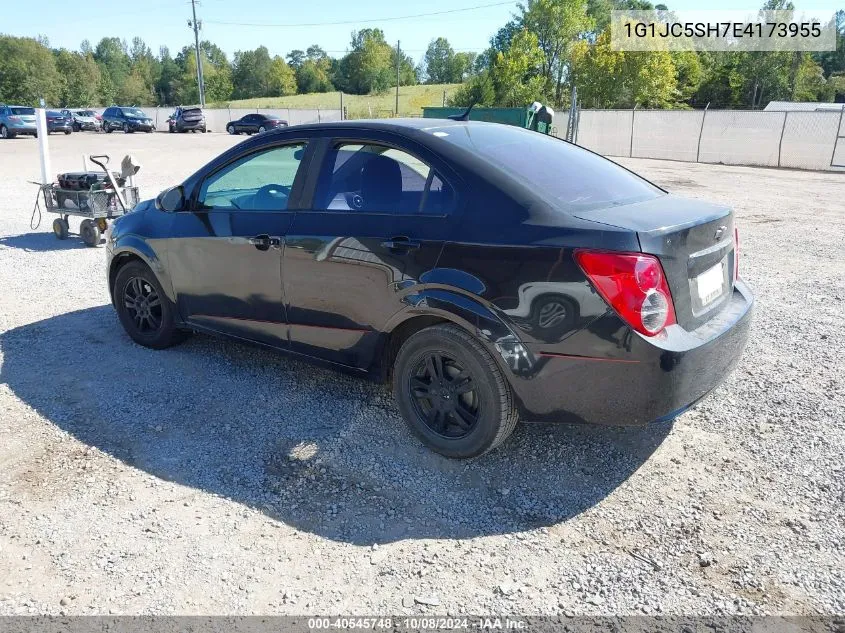 2014 Chevrolet Sonic Lt Auto VIN: 1G1JC5SH7E4173955 Lot: 40545748