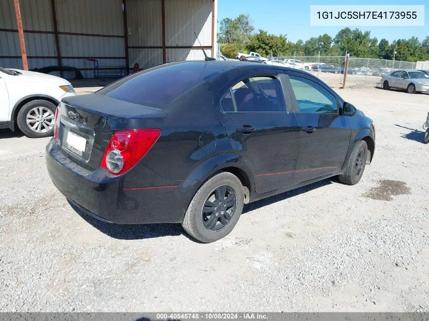 1G1JC5SH7E4173955 2014 Chevrolet Sonic Lt Auto