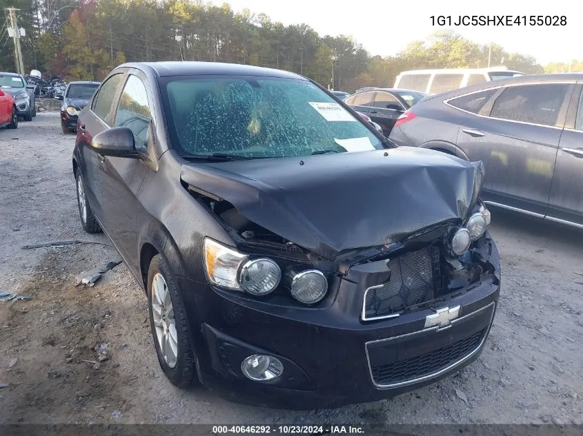 2014 Chevrolet Sonic Lt Auto VIN: 1G1JC5SHXE4155028 Lot: 40646292