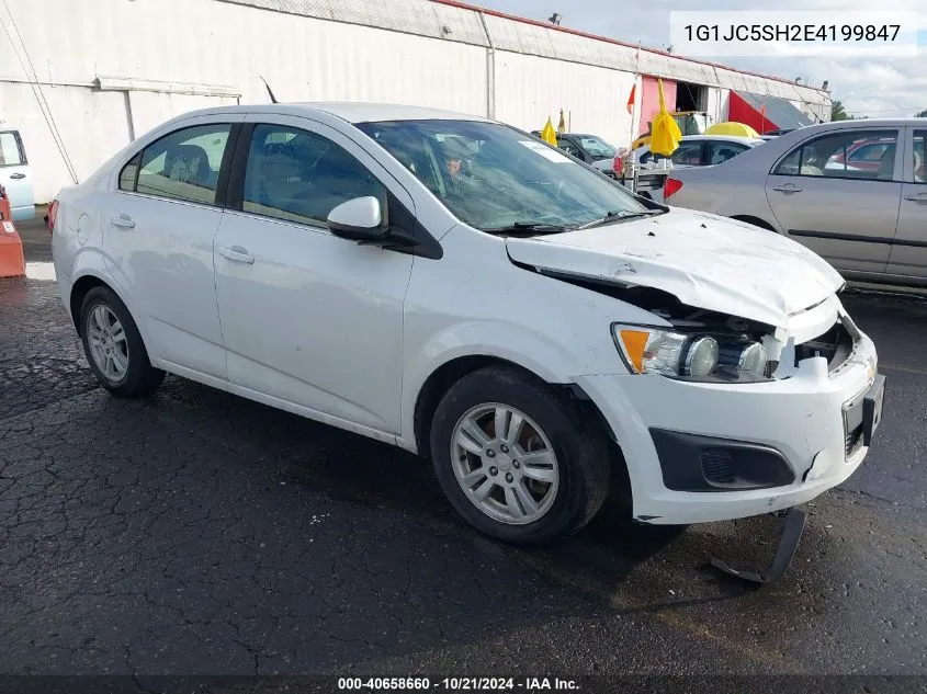 2014 Chevrolet Sonic Lt Auto VIN: 1G1JC5SH2E4199847 Lot: 40658660