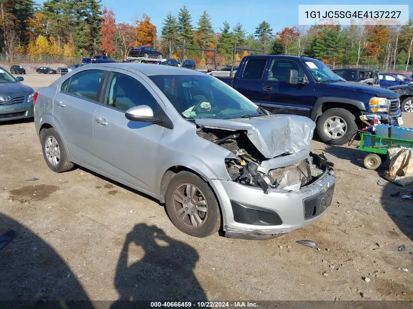 2014 Chevrolet Sonic Lt Auto VIN: 1G1JC5SG4E4137227 Lot: 40666459