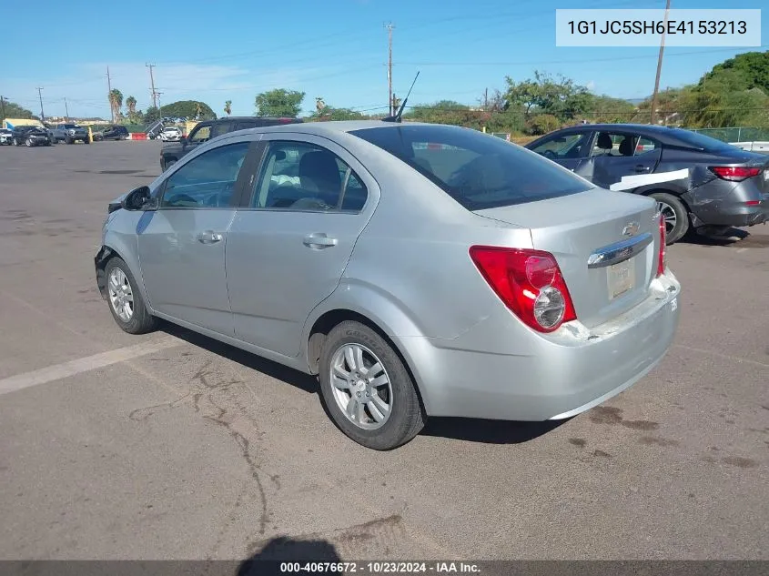 2014 Chevrolet Sonic Lt Auto VIN: 1G1JC5SH6E4153213 Lot: 40676672