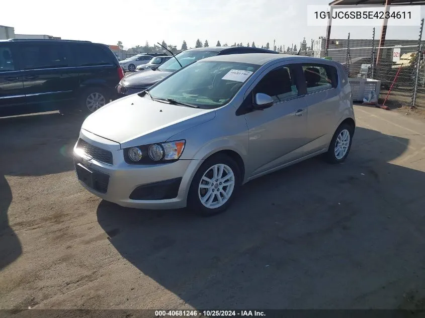 1G1JC6SB5E4234611 2014 Chevrolet Sonic Lt Auto