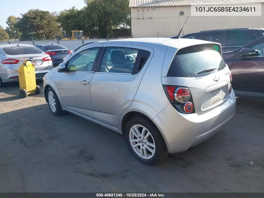 1G1JC6SB5E4234611 2014 Chevrolet Sonic Lt Auto