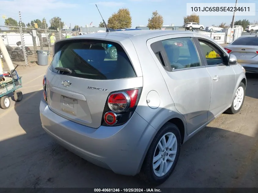 1G1JC6SB5E4234611 2014 Chevrolet Sonic Lt Auto