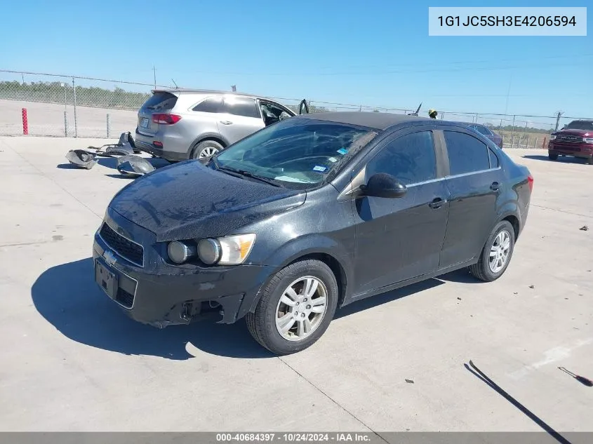 2014 Chevrolet Sonic Lt Auto VIN: 1G1JC5SH3E4206594 Lot: 40684397