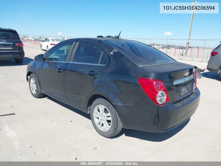 2014 Chevrolet Sonic Lt Auto VIN: 1G1JC5SH3E4206594 Lot: 40684397