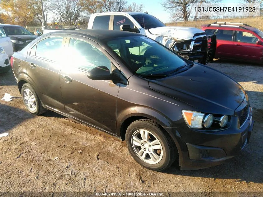 2014 Chevrolet Sonic Lt Auto VIN: 1G1JC5SH7E4191923 Lot: 40741907