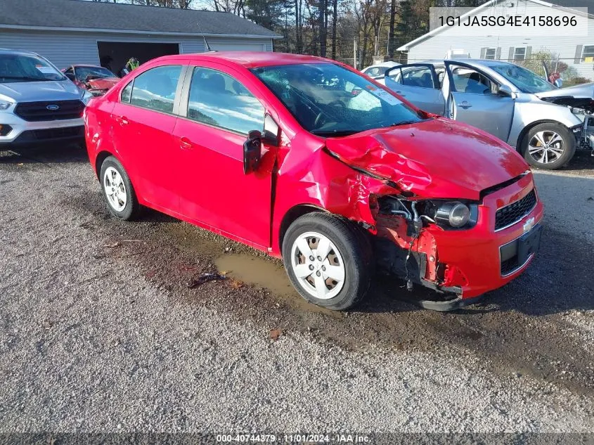 2014 Chevrolet Sonic Ls Auto VIN: 1G1JA5SG4E4158696 Lot: 40744379