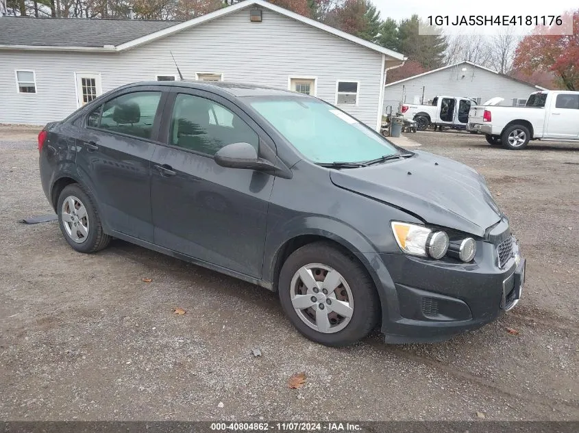 2014 Chevrolet Sonic Ls Auto VIN: 1G1JA5SH4E4181176 Lot: 40804862