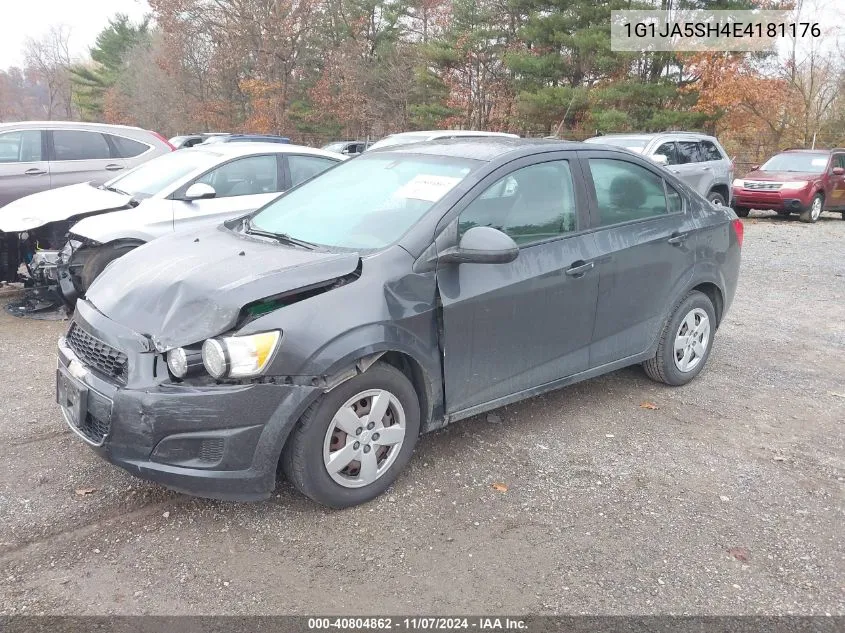 2014 Chevrolet Sonic Ls Auto VIN: 1G1JA5SH4E4181176 Lot: 40804862