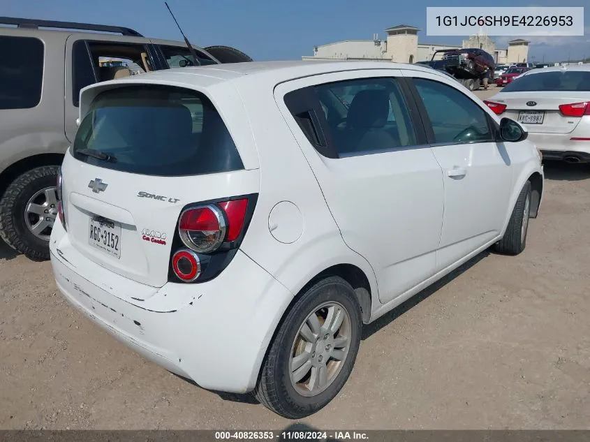 2014 Chevrolet Sonic Lt Auto VIN: 1G1JC6SH9E4226953 Lot: 40826353