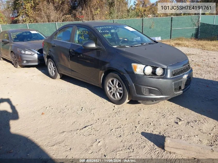 2014 Chevrolet Sonic Lt Auto VIN: 1G1JC5SH7E4191761 Lot: 40826521