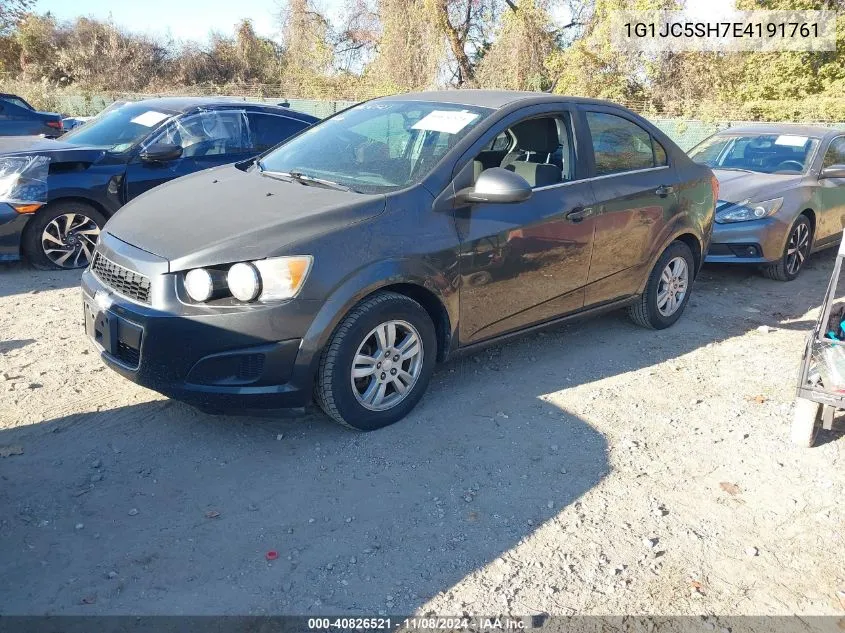 2014 Chevrolet Sonic Lt Auto VIN: 1G1JC5SH7E4191761 Lot: 40826521