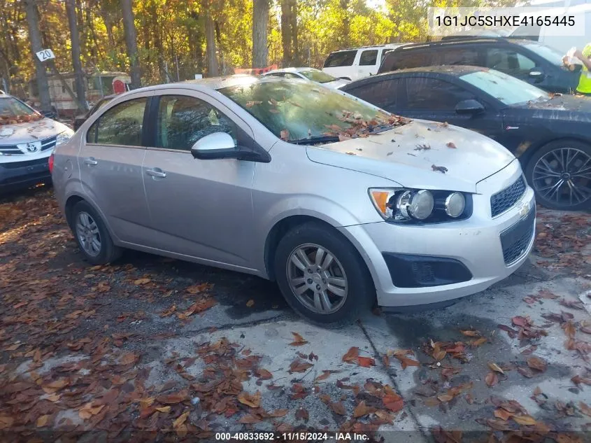 2014 Chevrolet Sonic Lt Auto VIN: 1G1JC5SHXE4165445 Lot: 40833692