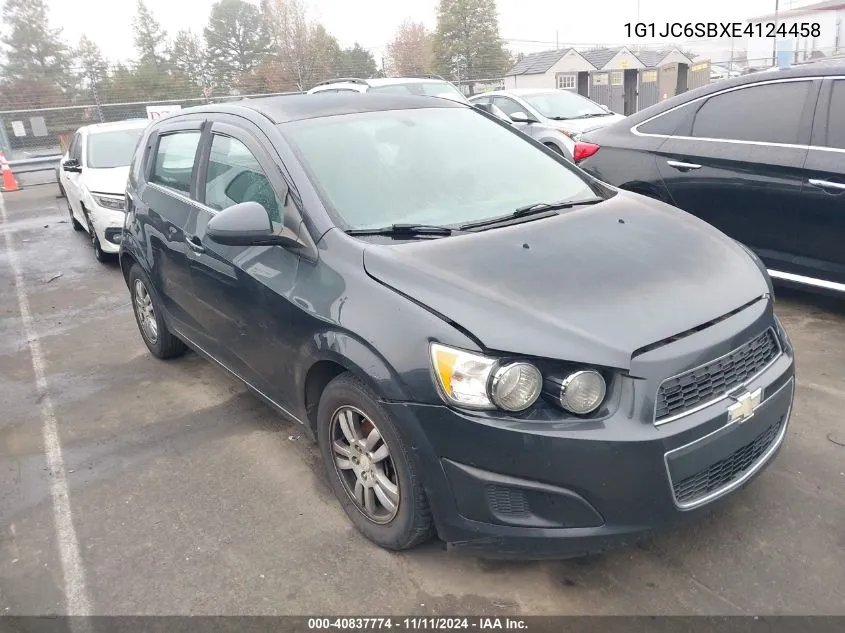 2014 Chevrolet Sonic Lt Auto VIN: 1G1JC6SBXE4124458 Lot: 40837774