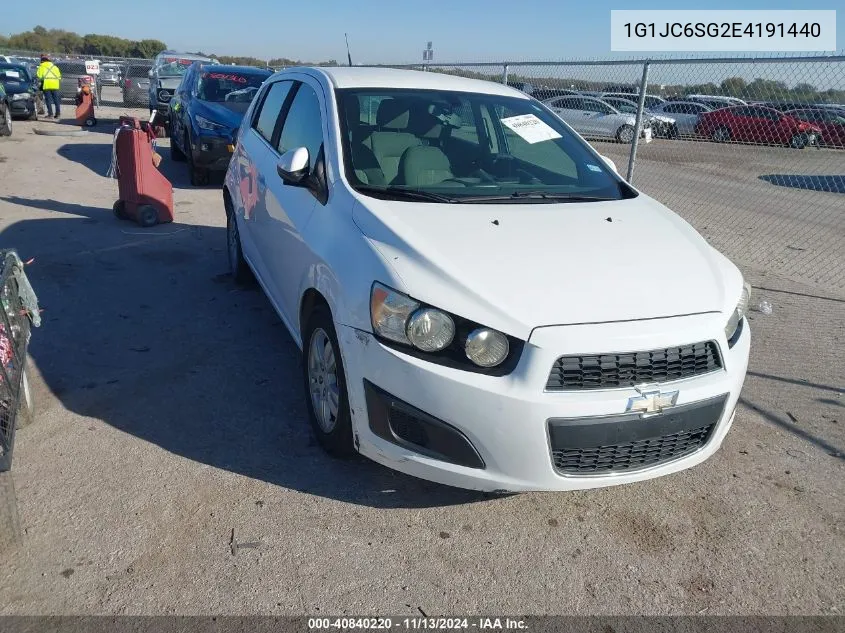 1G1JC6SG2E4191440 2014 Chevrolet Sonic Lt Auto