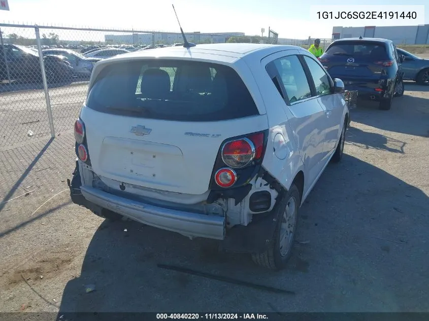 1G1JC6SG2E4191440 2014 Chevrolet Sonic Lt Auto