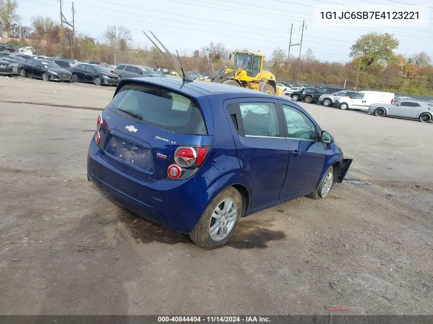 2014 Chevrolet Sonic Lt Auto VIN: 1G1JC6SB7E4123221 Lot: 40844404